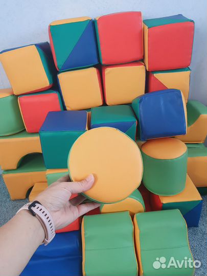 Мягкие кубики большие