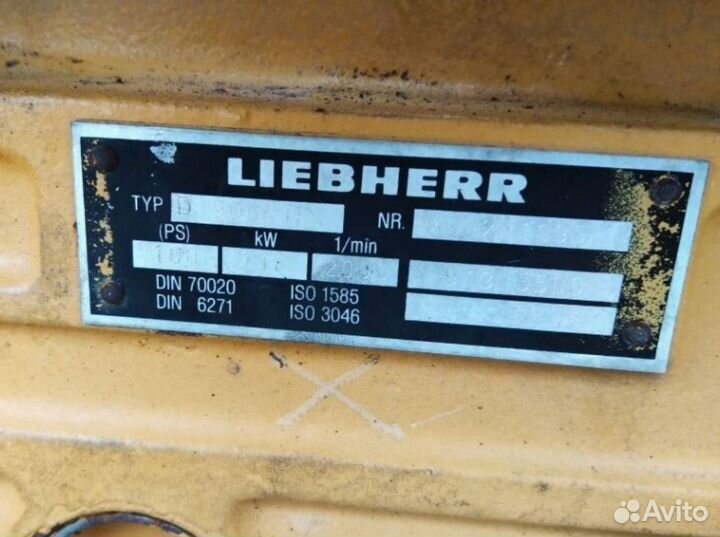 Двигатель Liebherr D916