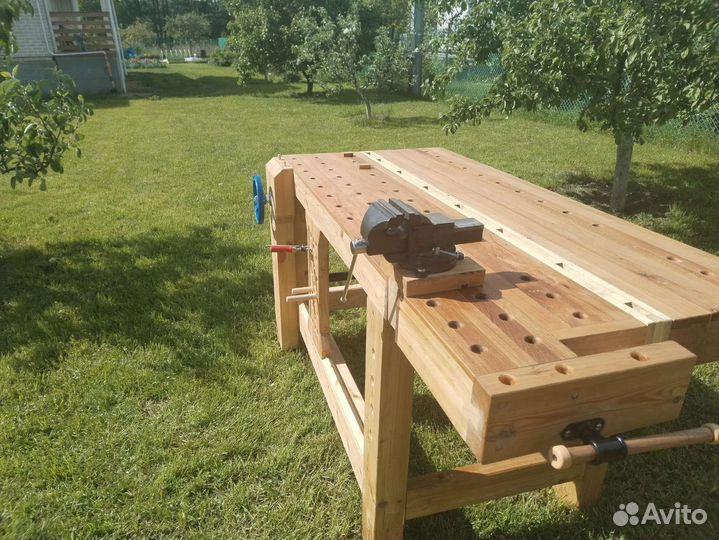 Столярный верстак из массива