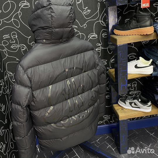 Moncler Matt lux Qr code пуховик зимняя куртка