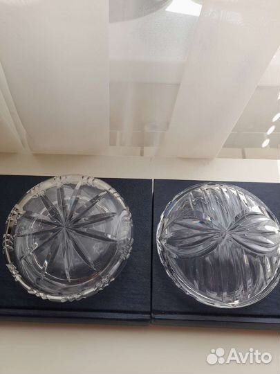 Хрустальная шкатулка для украшений или конфет СССР