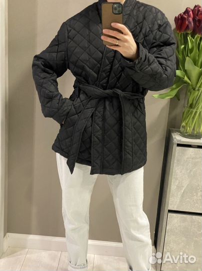 Стеганая куртка кимоно