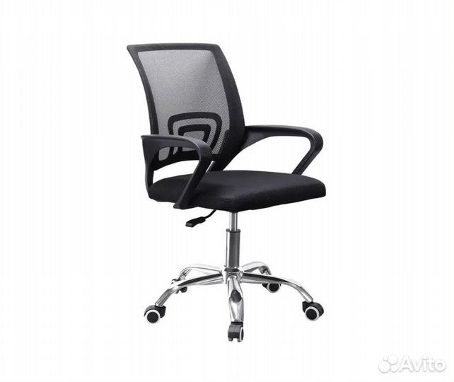 Кресло офисное сетка черная