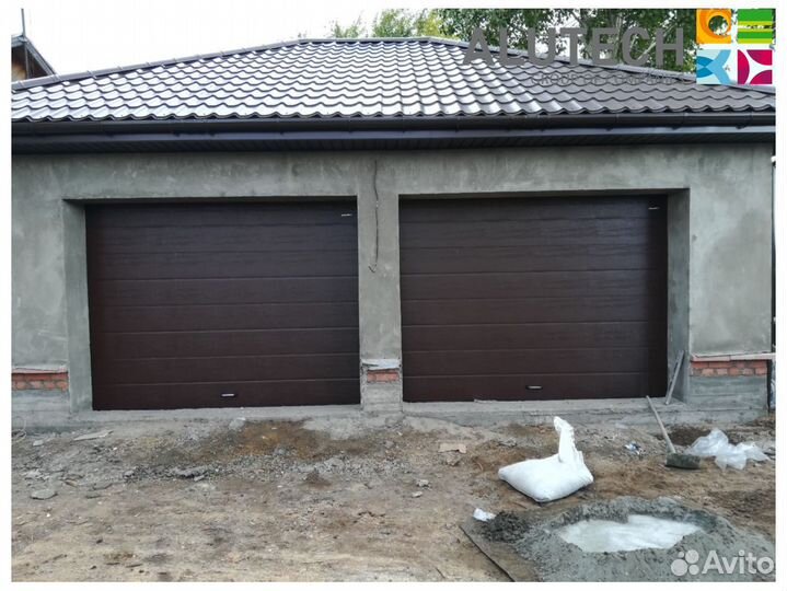 Секционные ворота alutech