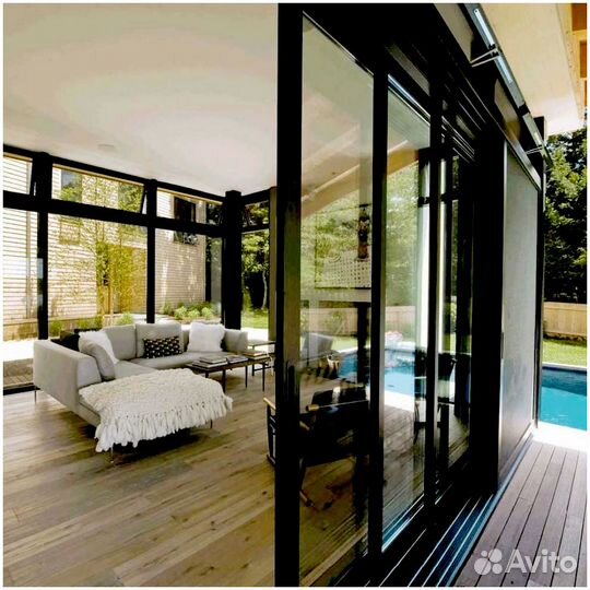 Алюминиевые окна и двери под ключ с установкой