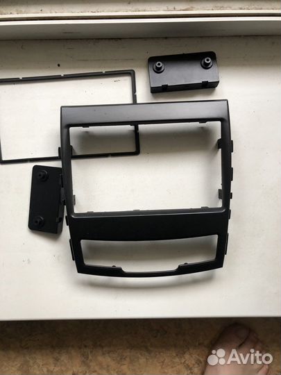 Рамка магнитолы 2 bin саньенг актион