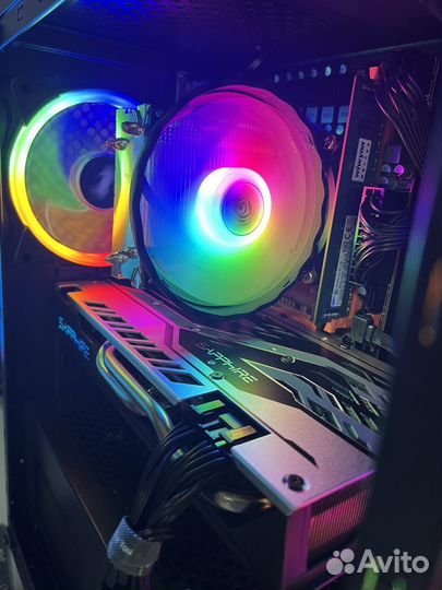 Игровой компьютер 10ядер 20 потоков RX570 8gb