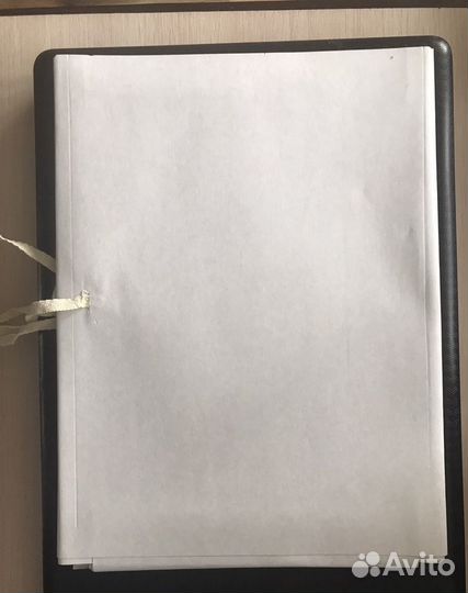 Картонная Папка на завязках