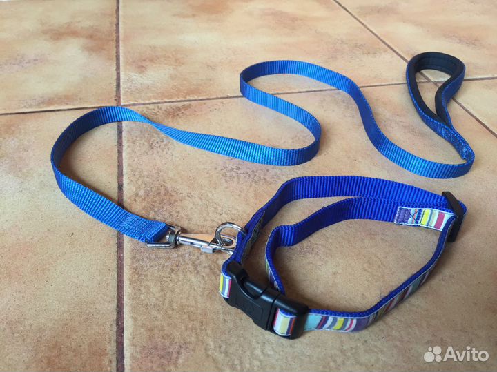 Ошейник с поводком (кошачий)