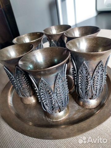 Стопки мельхиор СССР