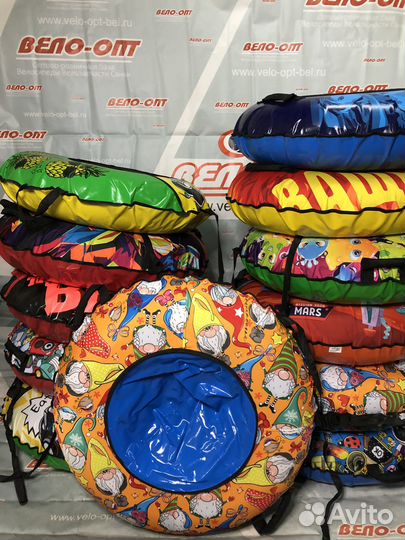 Плюшки, ватрушки, надувные санки