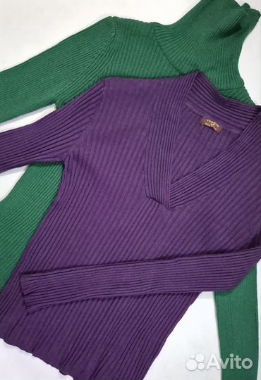Базовая водолазка и кофта размер М