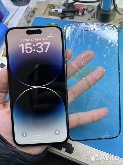 Замена стекла на iPhone, Apple Watch, Samsung