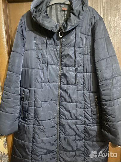 Пуховик женский большой размер 68 70