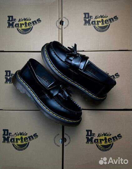 Dr. Martens Adrian Ys Black Smoot лоферы