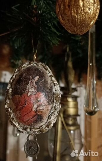 Яйцо пасхальное деревянное