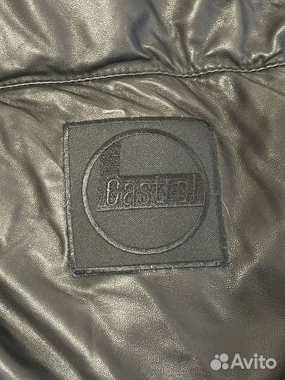 Кожаный пуховик Dsquared2