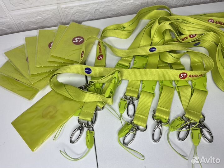 Бейдж с лентой 9шт