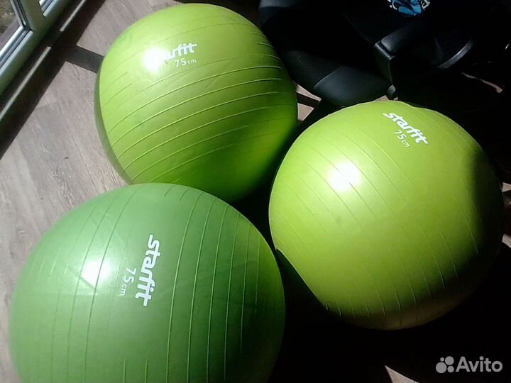 Фитбол Starfit мяч для детей, фитнеса салатовый