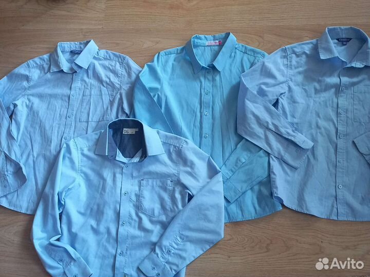Рубашки для мальчика 140 146 пакетом