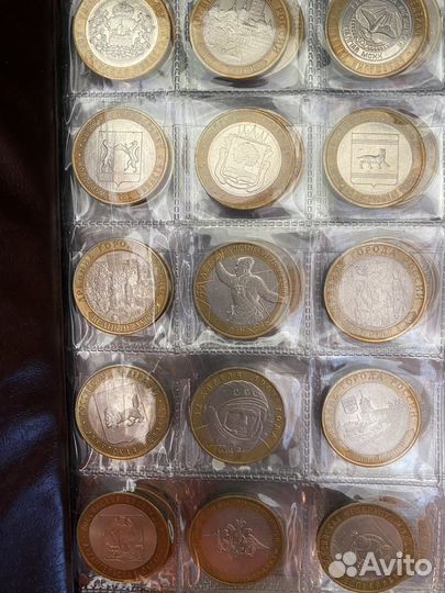 Юбилейные монеты россии 95 штук