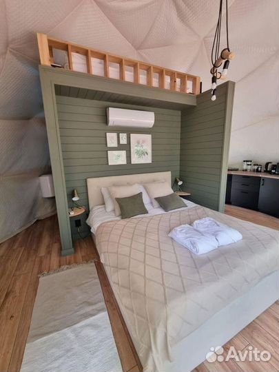 Геокупол шатер для глэмпинга диаметр 6м