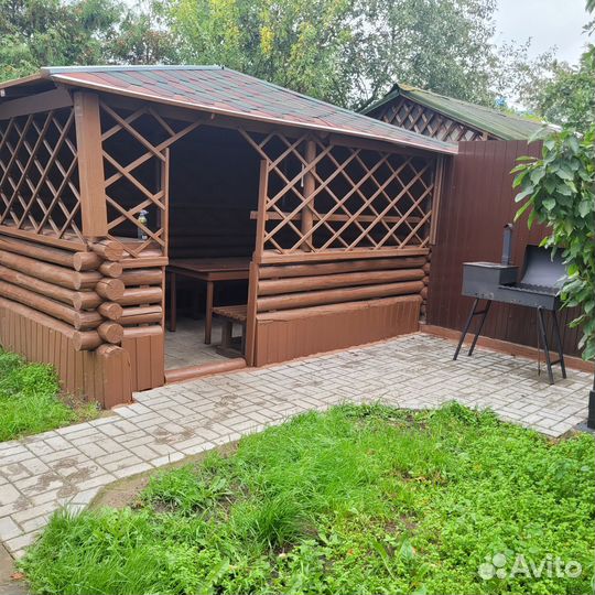 Русская баня на дровах с купелью 