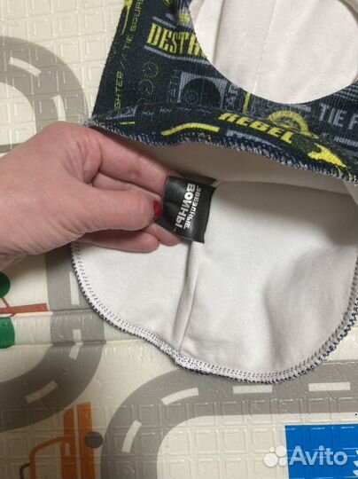 Шапка шлем на год-полтора с мембраной