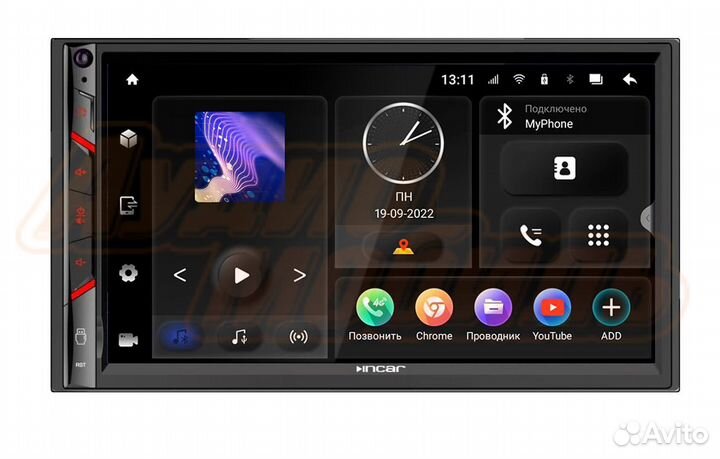 Штатное головное устройство incar TMX-7703-3 Unive