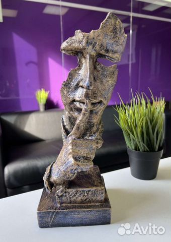 Форма статуэтки тишины для литья из гипса