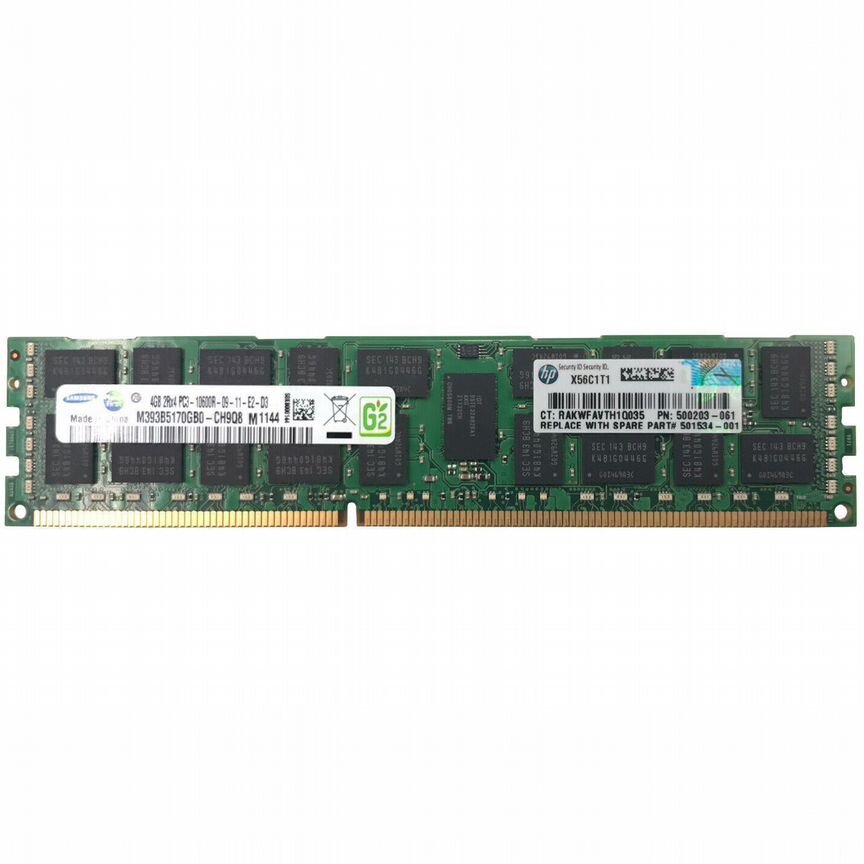 [501534-001] Оперативная Память Hp 500203-061 4gb 501534-001