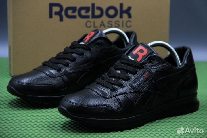 Мужские кроссовки reebok кожаные