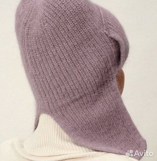 Шапка ушанка новая из ангоры