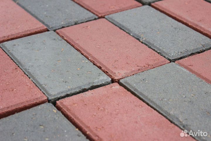 Тротуарная плитка кирпичик