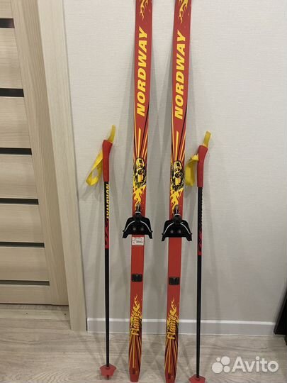 Лыжи беговые nordway и ботинки