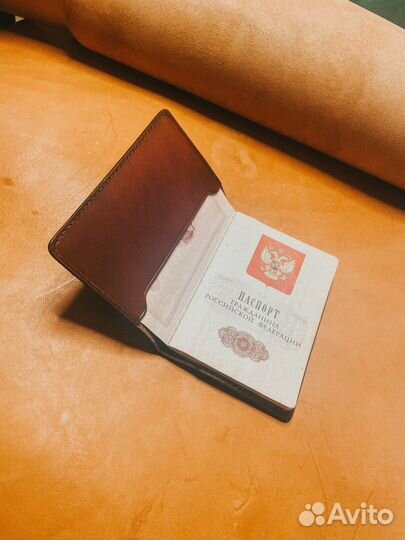 Обложка на паспорт ручная работа