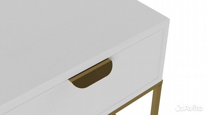 Прикроватная тумба Калифорния Дрим Ясень браш белы