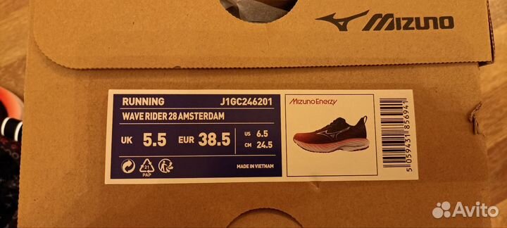 Кроссовки Mizuno rider 28 Amsterdam новые