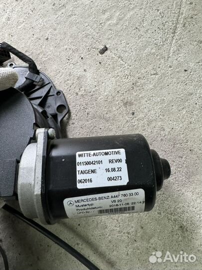 Электромотор боковой двери мерседес V-класс