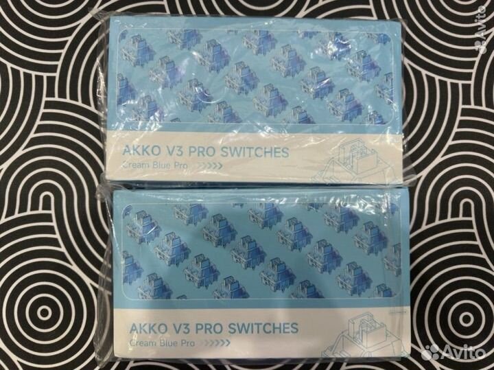Тактильные свичи akko v3 cream blue pro