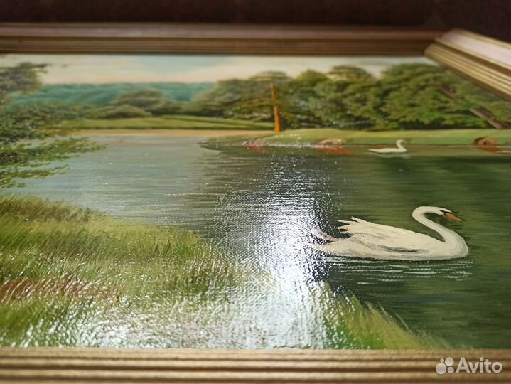 Картина маслом на холсте пейзаж Царицыно