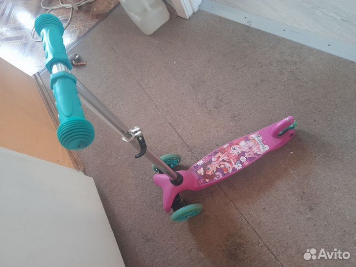 Самокат детский трехколесный бу до 5 лет