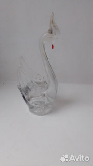 Фигурка Лебедь стекло