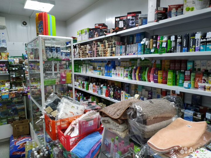 Действующий магазин, земля в собственности