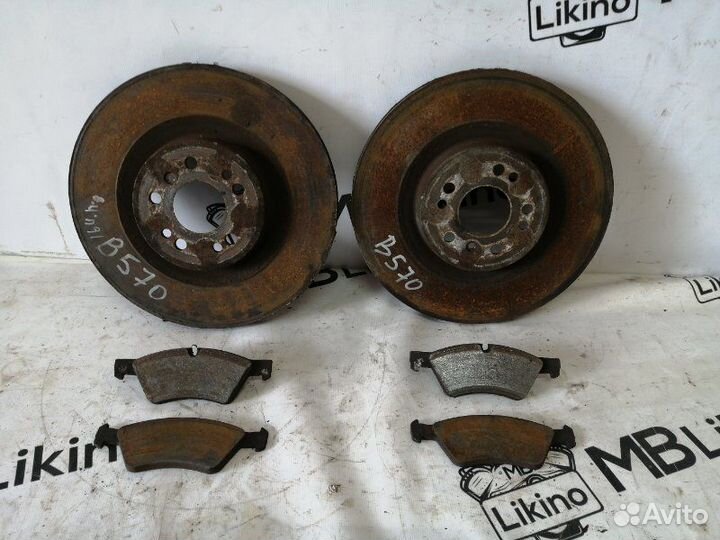 Тормозной диск передний Mercedes Gl X164