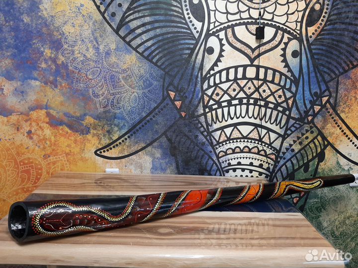 Диджериду из ольхи в ноте Ми