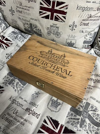 Ящик для вина Куршавель Оригинал Винтаж