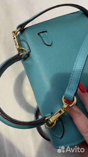 Сумка hermes kelly 22 см кожа