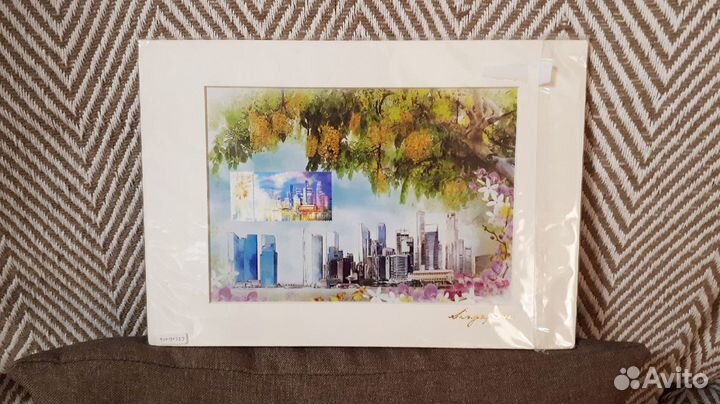 Коллекционная марка Сингапур