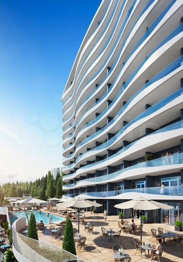 1-к. апартаменты, 58,7 м², 3/13 эт.